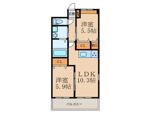 Rising　Sunの物件間取画像